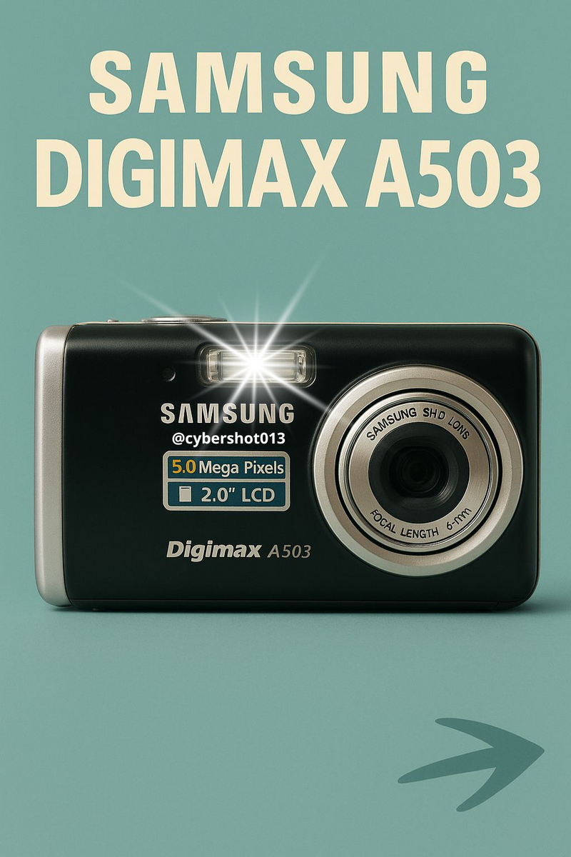 Samsung Digimax A503 Preta