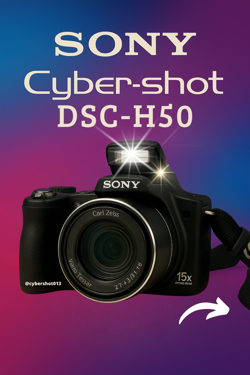 Sony Cyber-shot DSC-H50 Preta (na caixa)