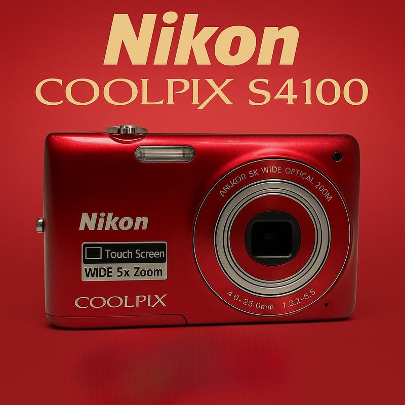 Nikon CoolPix S4100 14mpx Vermelha